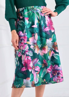 Satinrock mit Blumenmuster thumbnail 7