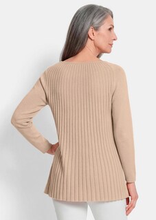 Strickpullover mit Baumwolle in A-Linie thumbnail 3