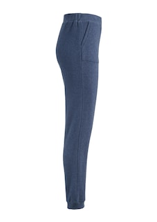 Bequeme Flausch-Freizeithose mit Bündchen thumbnail 4