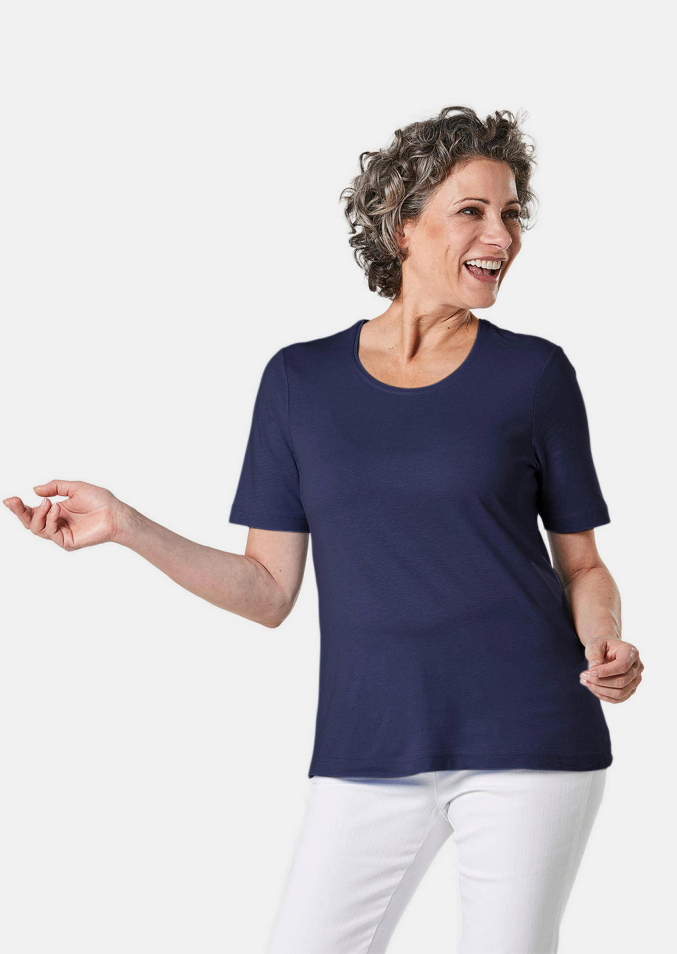 Basic shirt van puur katoen