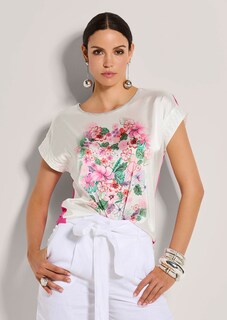 Rundhals-Shirt mit platziertem Print thumbnail 5