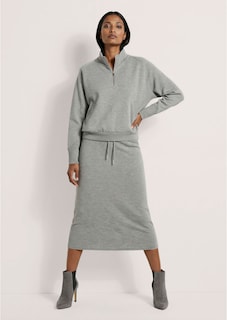 Sweatshirt mit Stehkragen und Zipper thumbnail 3