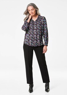 Druckbluse mit Minimalmuster thumbnail 2