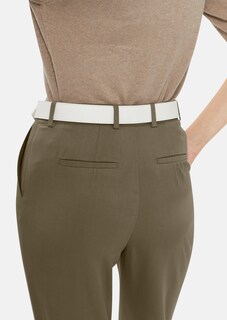 Schmale Hose mit modischem Saumbündchen thumbnail 4