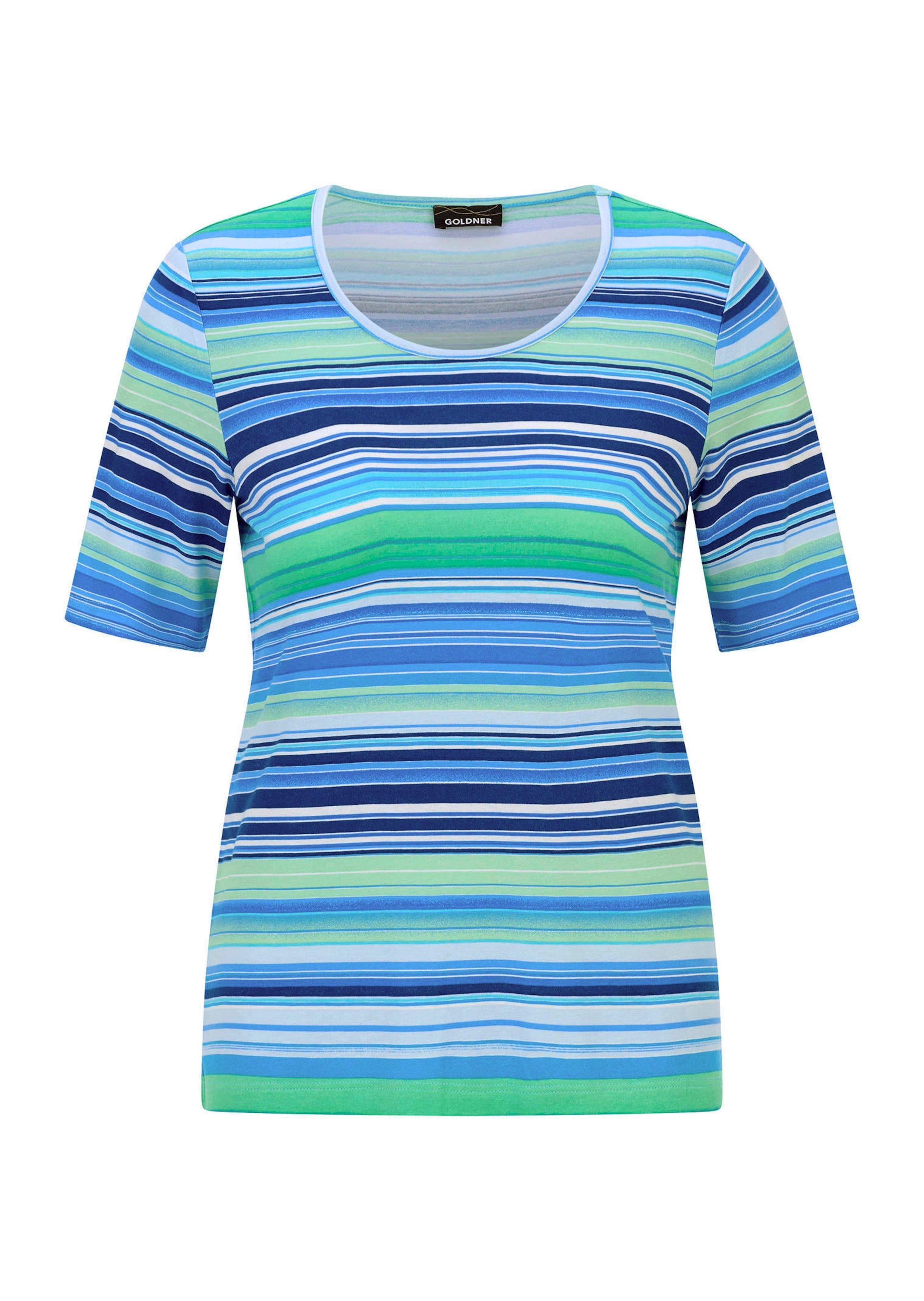 Viscose shirt met fris streeppatroon