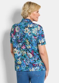 Bügelfreie Hemdbluse mit Blumenmuster thumbnail 3