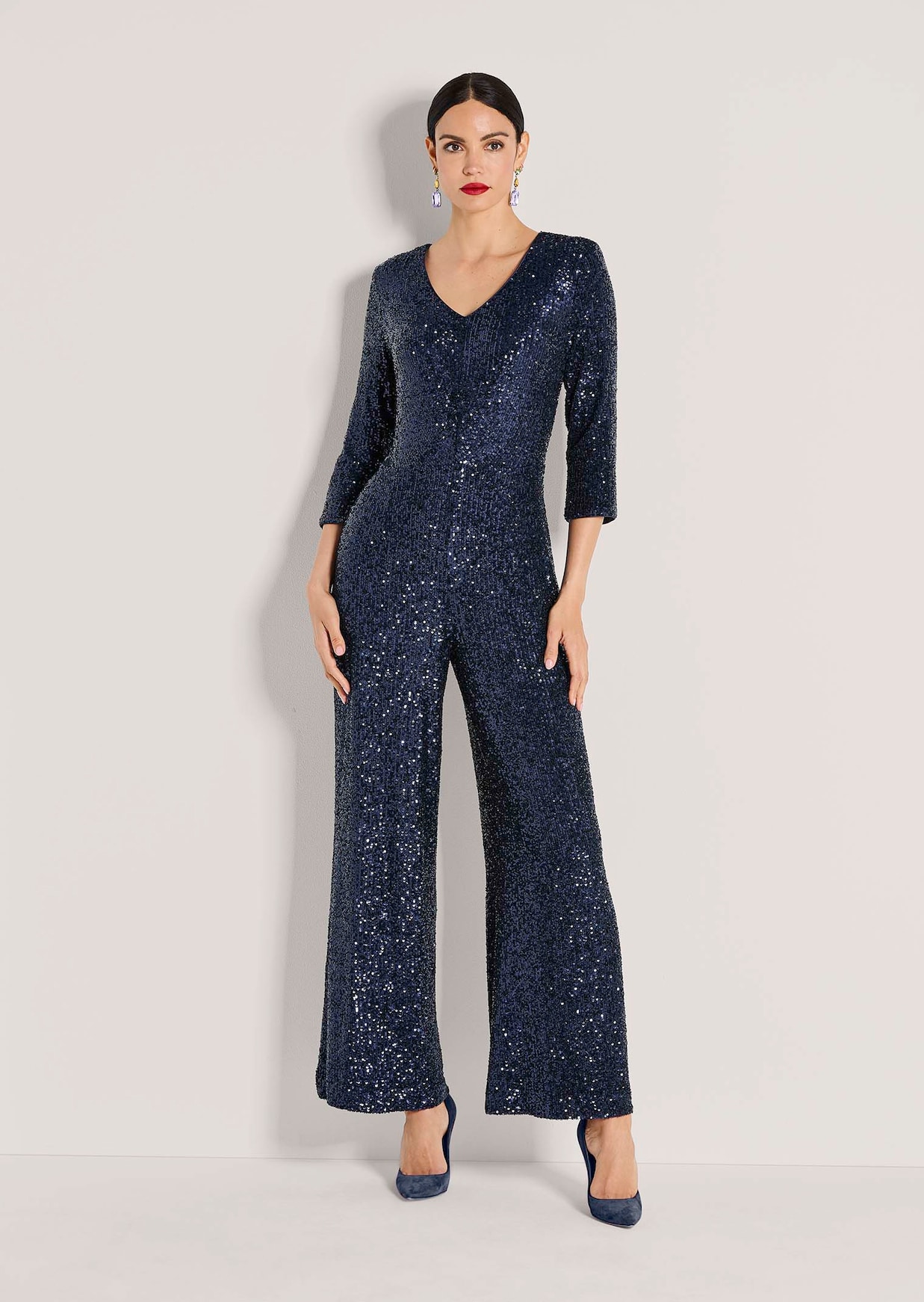 Combi-pantalon à paillettes