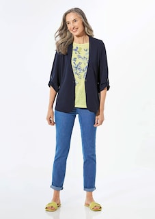 Blazer à col cardigan thumbnail 2