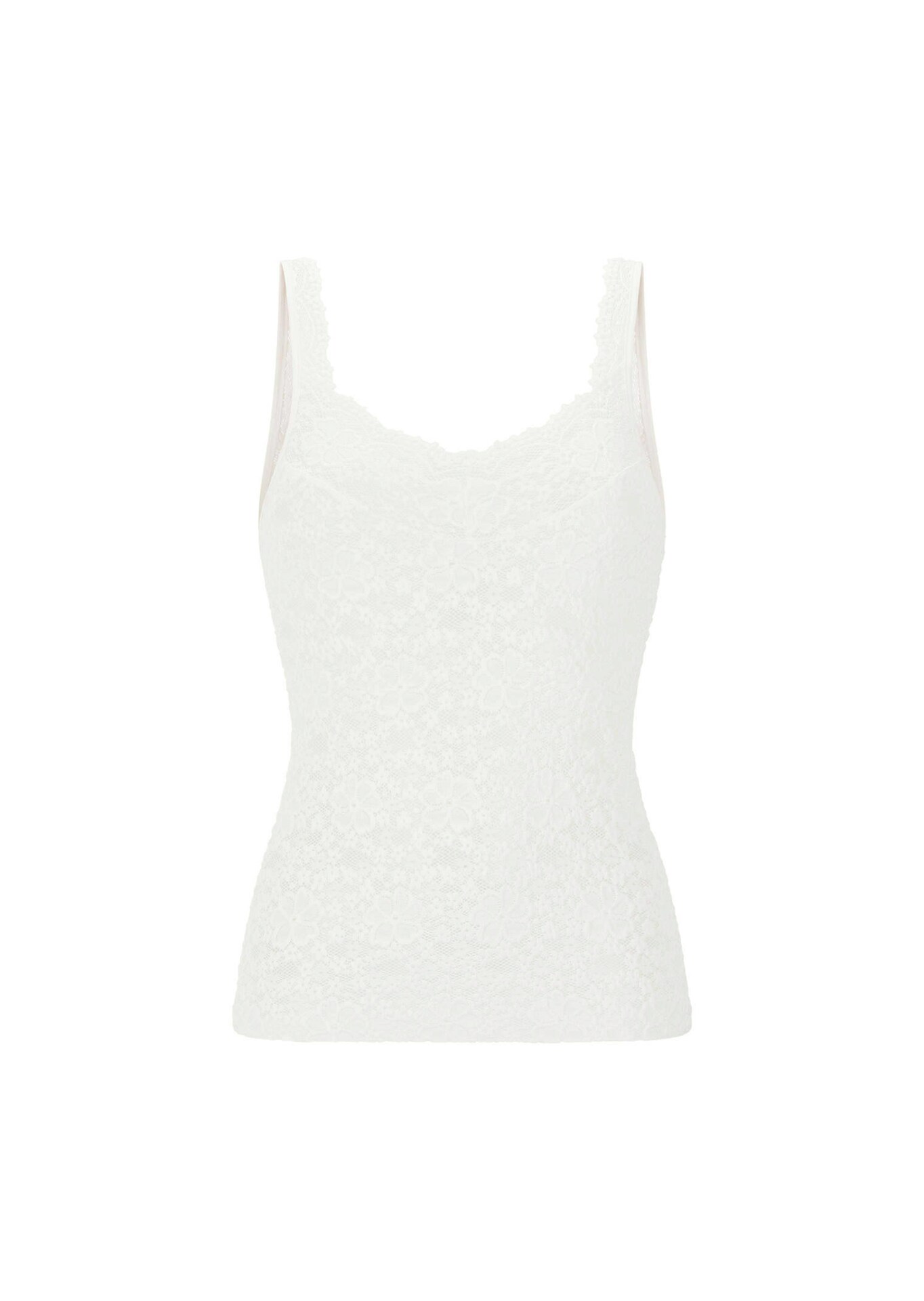 Spitzentop aus Modal-Viskose-Mix