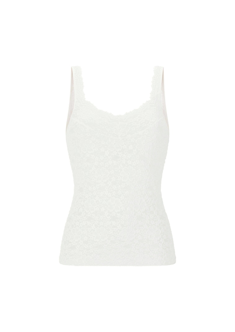 Spitzentop aus Modal-Viskose-Mix