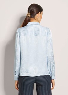 Hemdbluse mit Jacquard-Dessin thumbnail 4