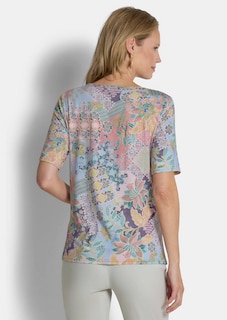 Jersey-Shirt mit Knotendetail thumbnail 3