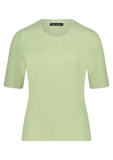 Basic shirt van gestructureerd stretchmateriaal thumbnail 6