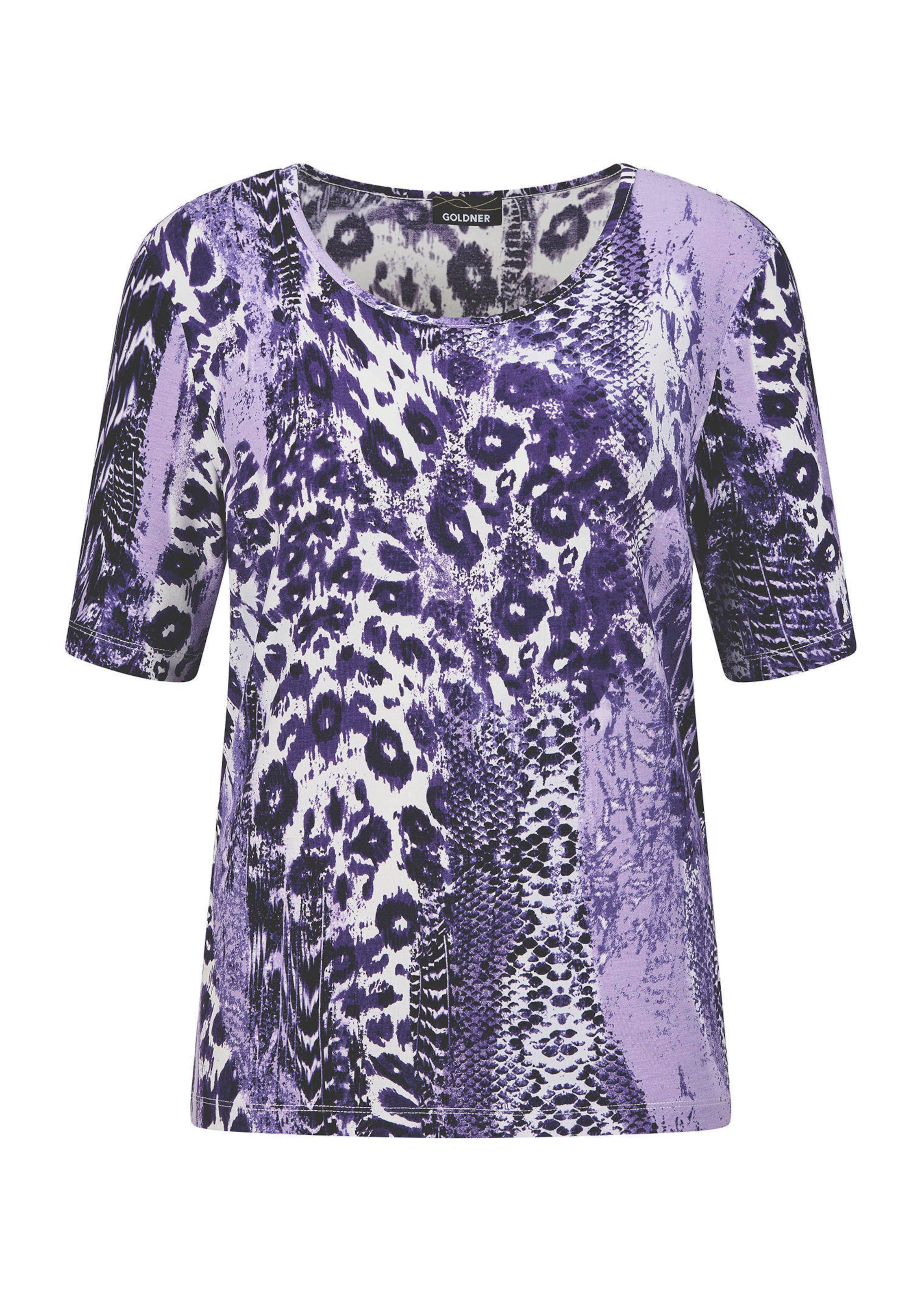 Jersey shirt met dierenprint