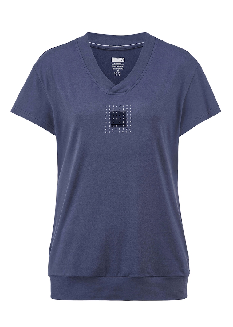 T-shirt fonctionnel avec encolure en V