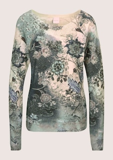 Pullover mit edlem All-over-Print thumbnail 7