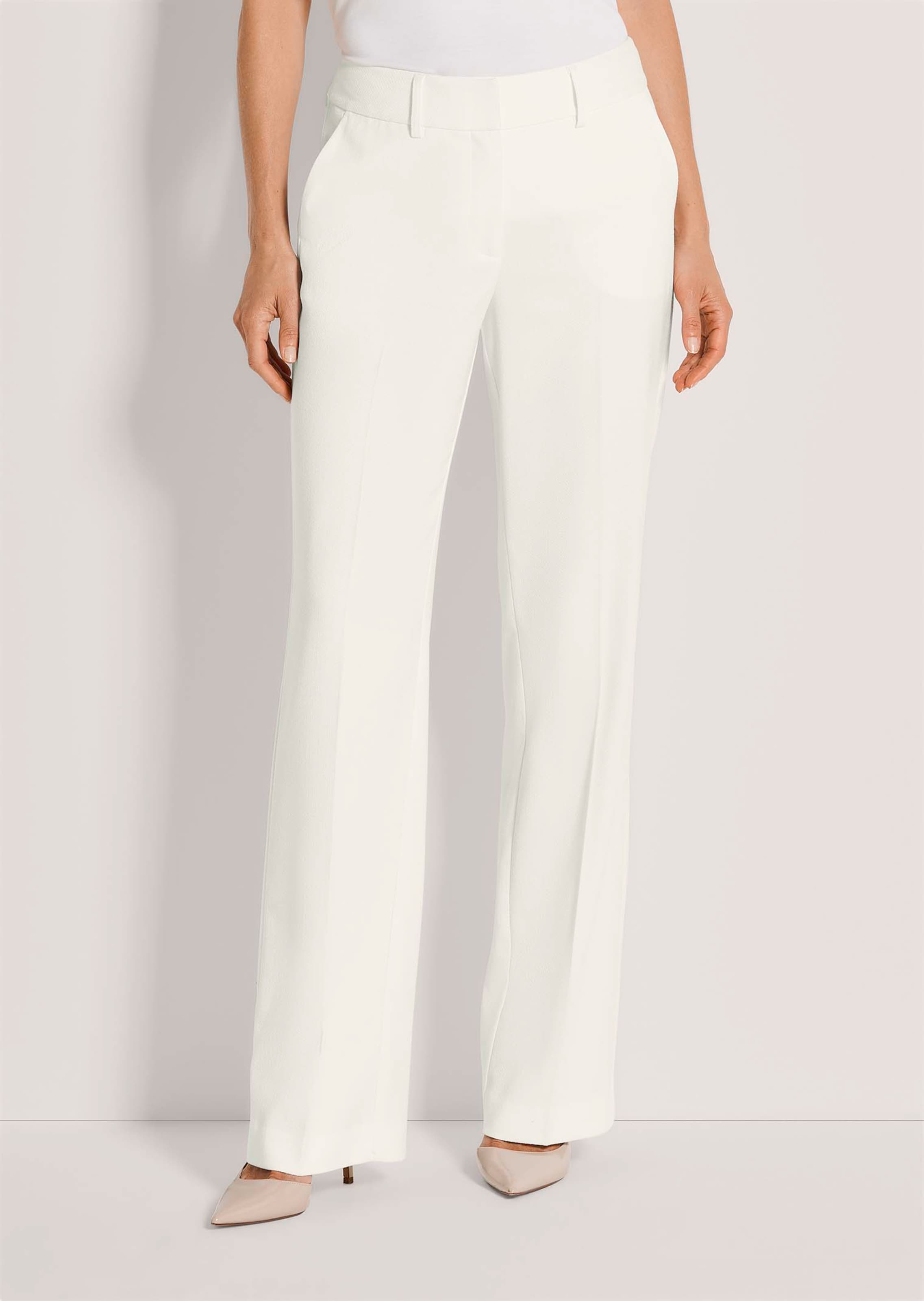 Gerade Hose mit dezenter Struktur