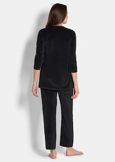 Velour loungewear set with sequin trim thumbnail 2