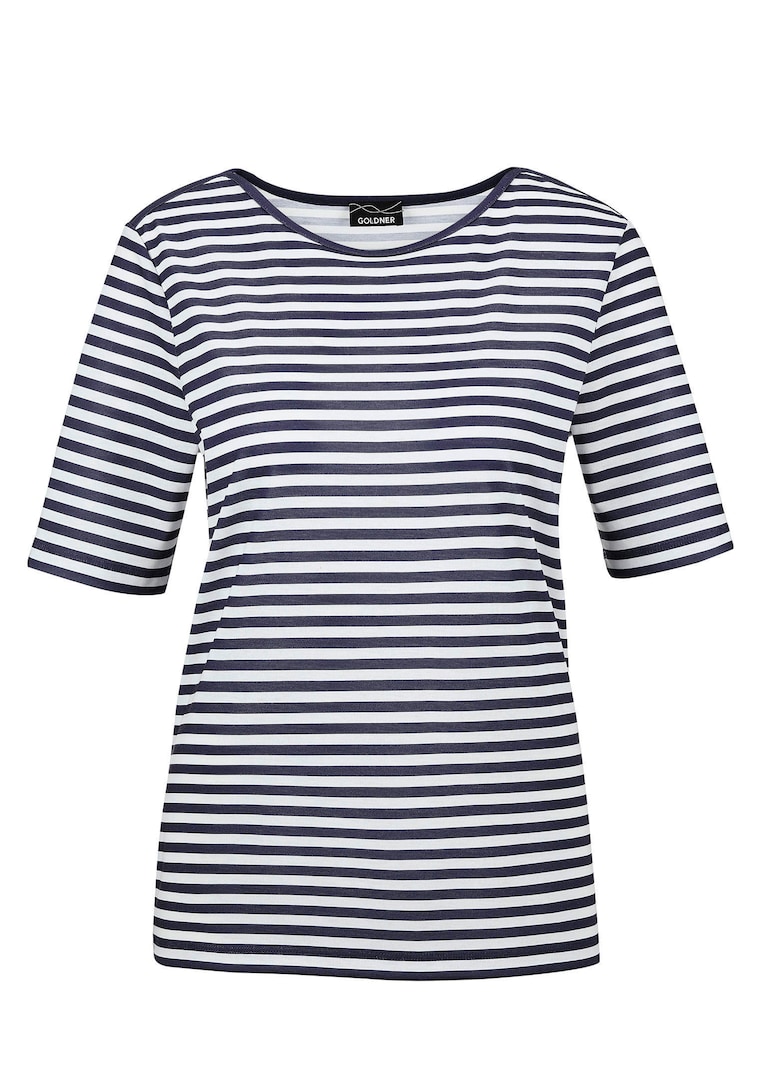 Ringelshirt aus Viskosejersey