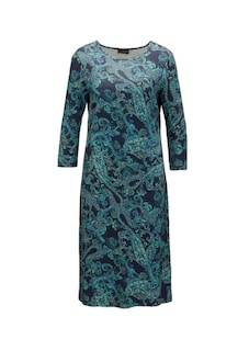 Elastische jersey jurk met modieuze print thumbnail 4