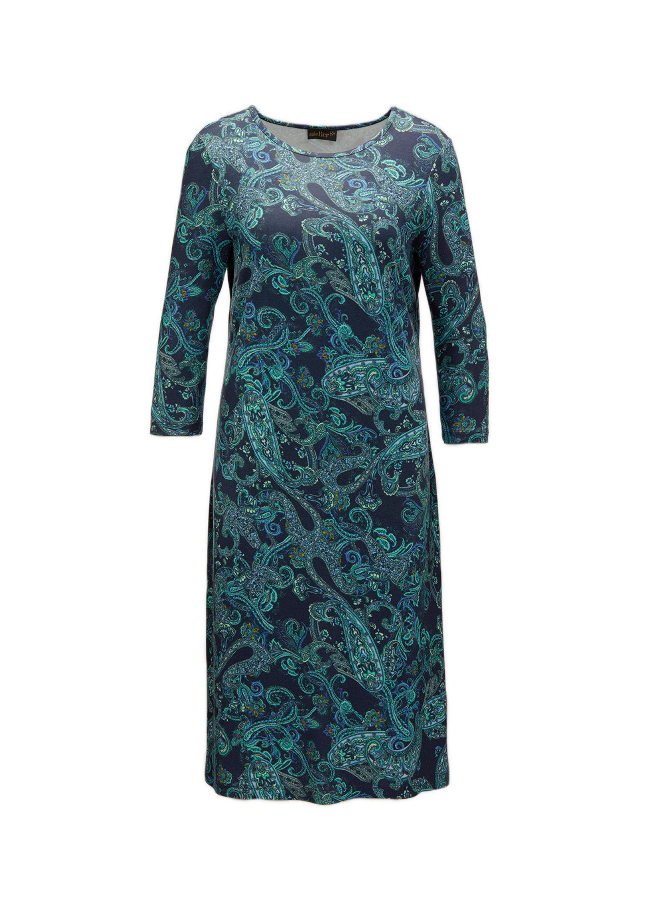 Elastisches Jerseykleid mit modischem Druck thumbnail 4