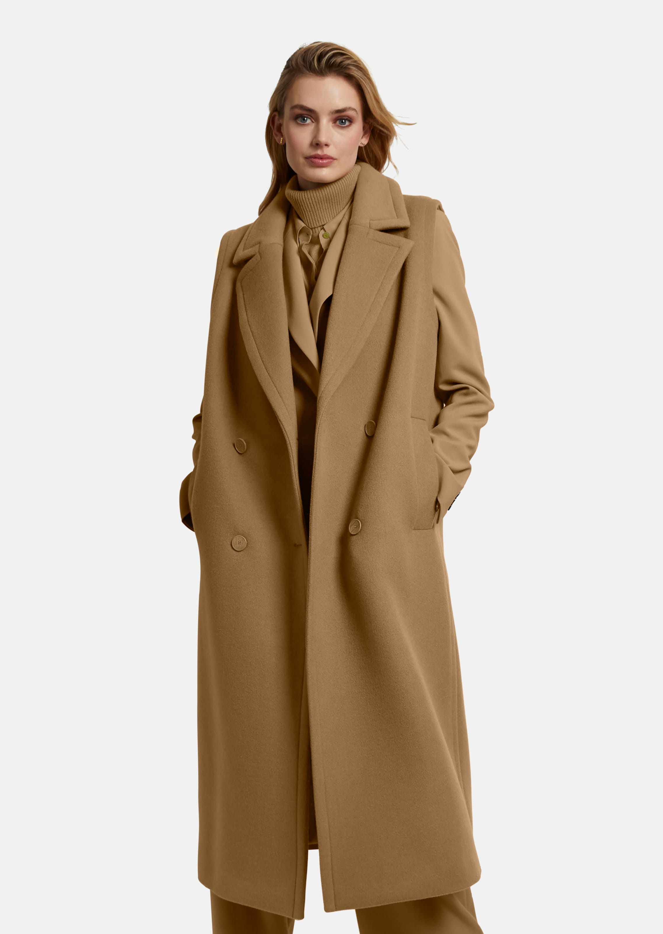 Gilet long sans manches