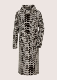 Shift dress with graphic pattern thumbnail 7