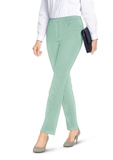Broek LOUISA met elastische tailleband, van katoen-satijn thumbnail 7