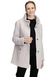 Manteau laineux élégant, avec col montant thumbnail 1