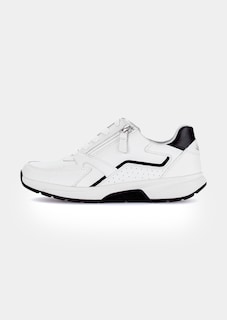 Leren sneakers met ritssluiting thumbnail 4