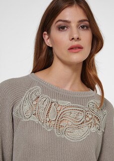 Pullover mit Paisley-Stickerei thumbnail 6