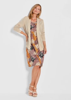 Strickjacke in feinem Ajour-Lochmuster thumbnail 2