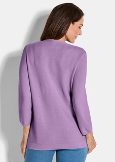 Pull en tricot fin pur coton thumbnail 3