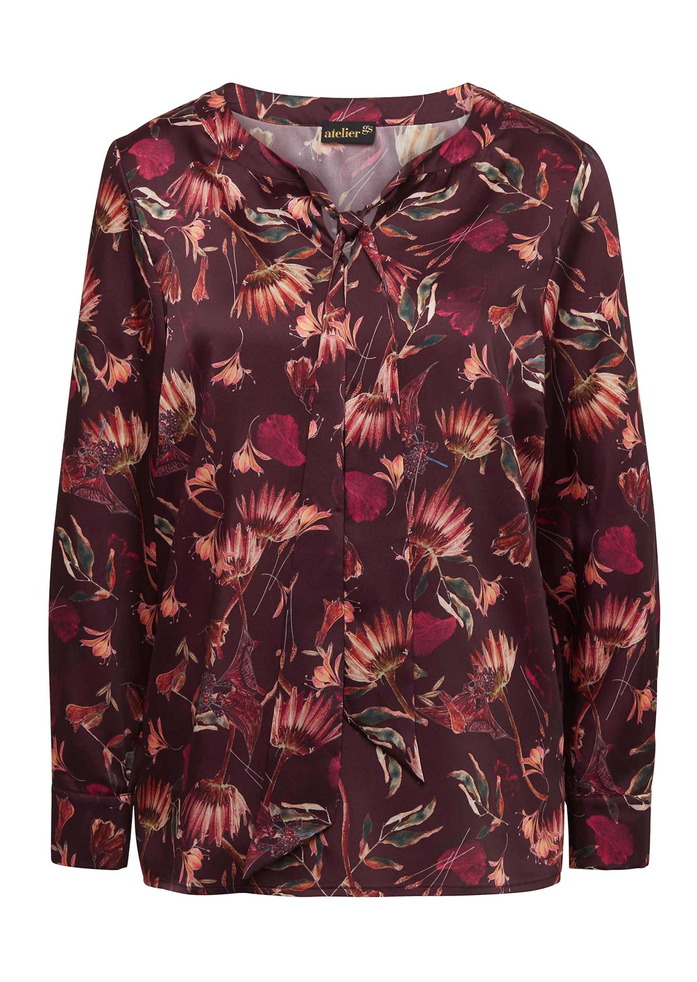 Druckbluse in Satinqualität