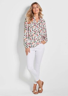 Blouse intemporelle avec imprimé haut en couleur thumbnail 2