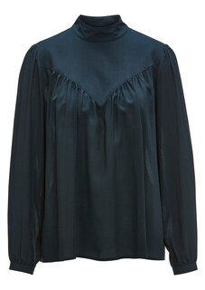 Bluse mit Stehkragen und Rüschen-Effekt thumbnail 2