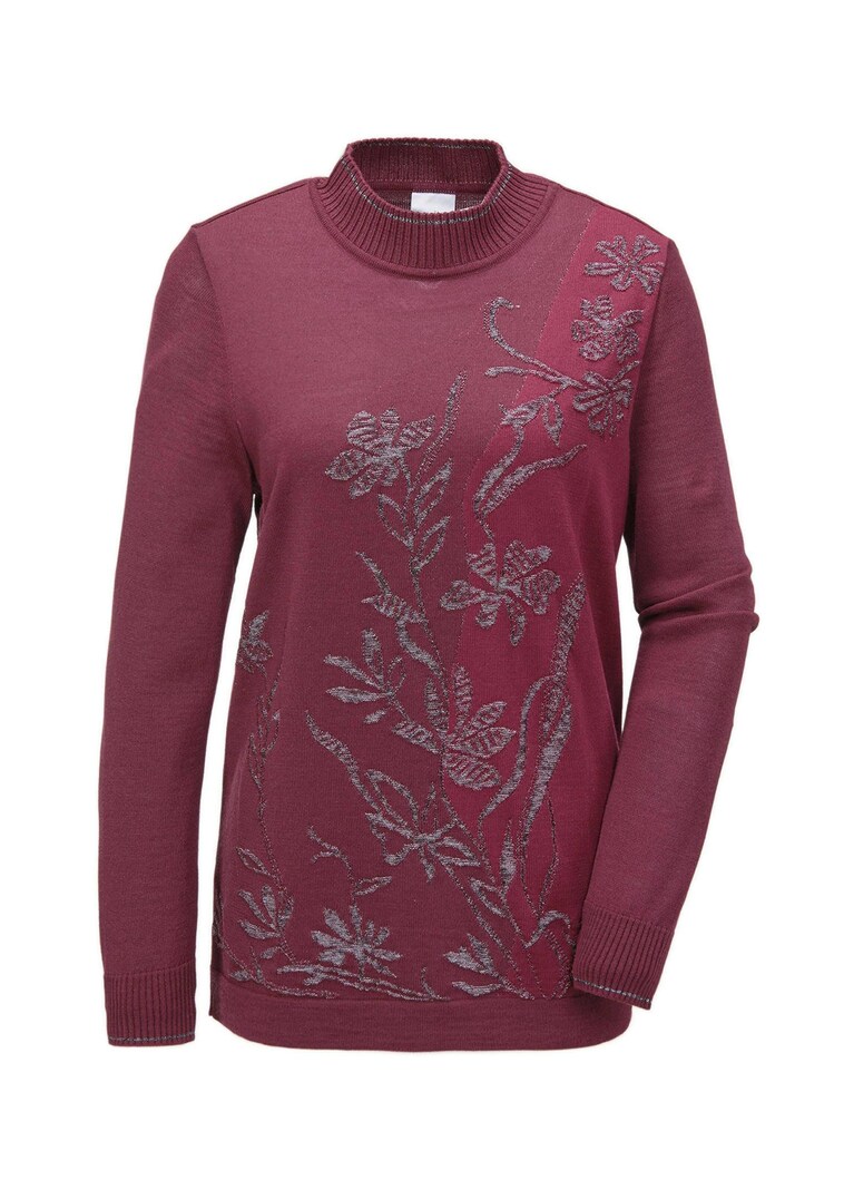 Attraktiver Intarsienpullover