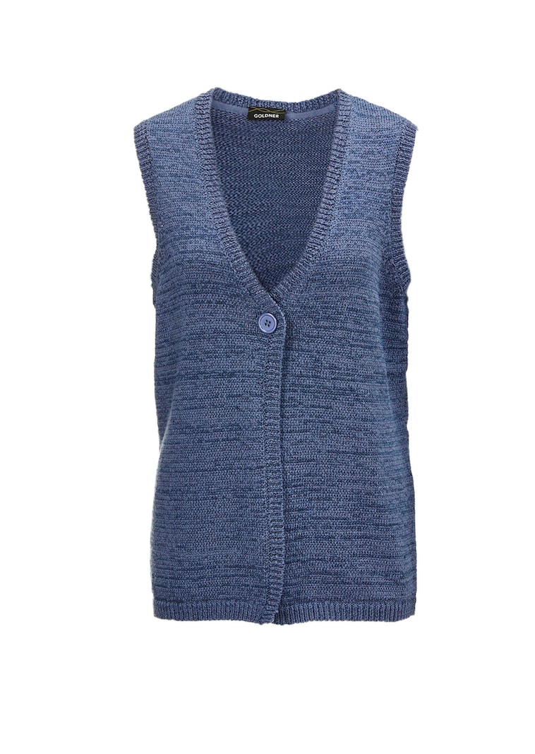 Tijdloos tricot vest met een V-hals