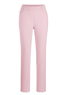 Pantalon LOUISA à taille élastique en coton satiné thumbnail 6