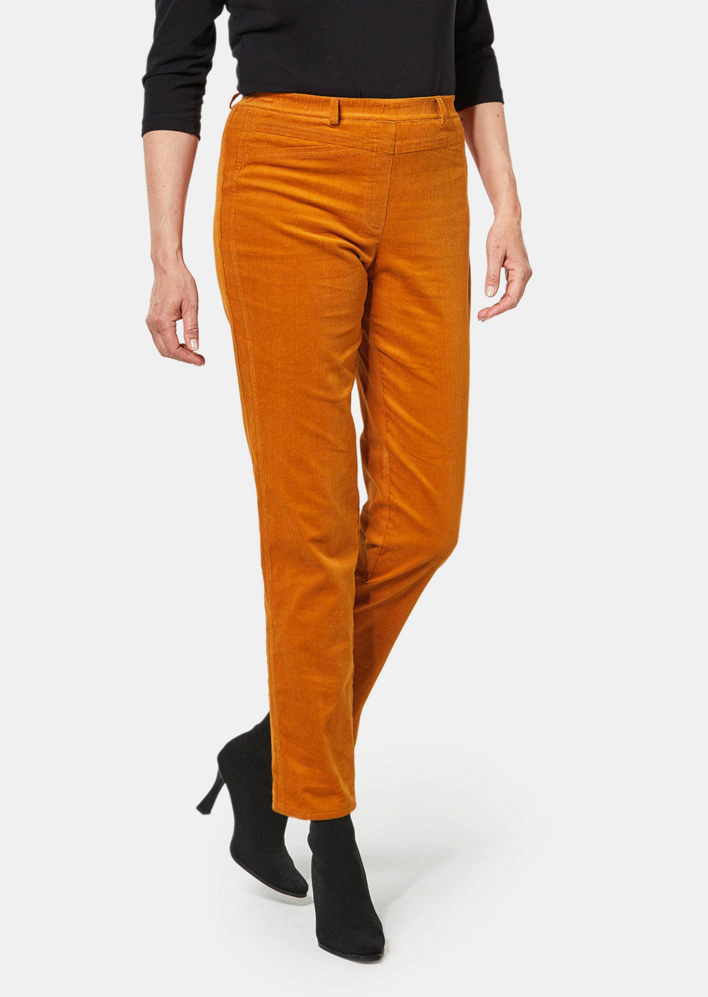 Corduroy broek met elastische band