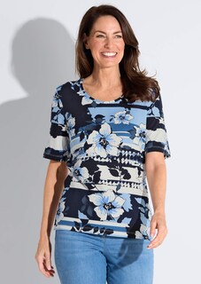 T-shirt en jersey avec motif floral thumbnail 5