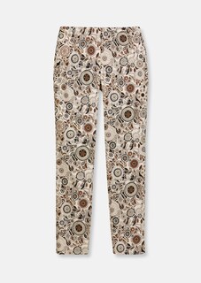 Schlanke Stretch-Hose mit Ethno-Print thumbnail 7