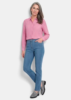 Leichte Hemdbluse mit Streifen thumbnail 2