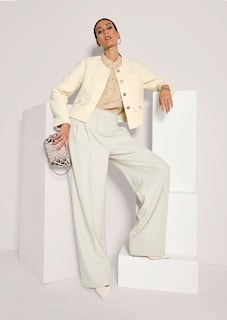 Kurzer Tweed-Blazer thumbnail 5