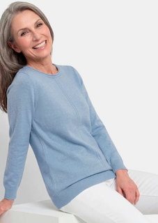Tricot pullover van zuivere merinowol thumbnail 4