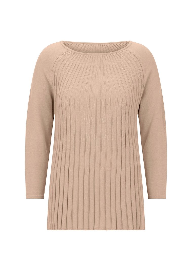 Pull en tricot en coton, à coupe trapèze