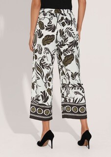 Weite Schlupf-Hose mit Unikat-Print thumbnail 4