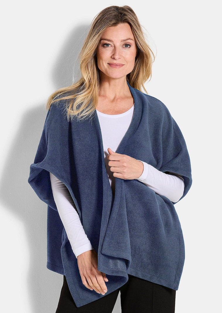 Poncho van fleece