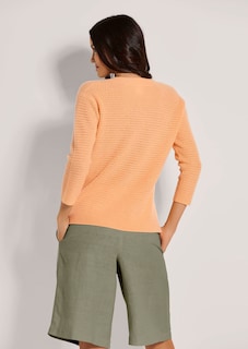 V-Pullover mit Ajour-Muster thumbnail 4