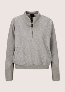 Sweatshirt mit Stehkragen und Zipper thumbnail 7